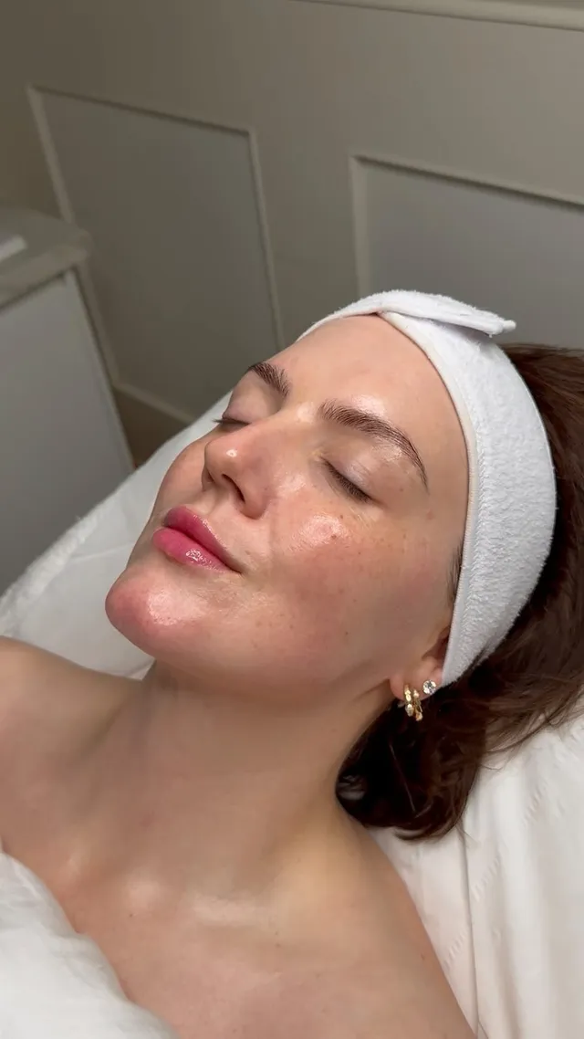 Dewy, radiant skin after a CACI facial